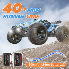 Yeahill 1:16 RC Car for Adults & Kids, All Terrain 4x4 Remote Control Car, 40+ km/H Off-Road RC Trucks, 40+ Mins Running High Speed Remote Control Trucks for Teen Boy Girl Gifts